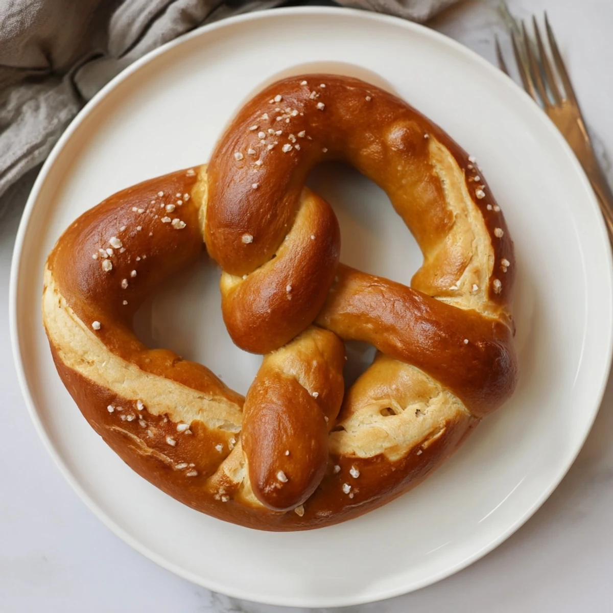 Crispy-crusted Bretzels Anneau de Fête, baked to perfection; imagine that perfect salt crunch with every bite.