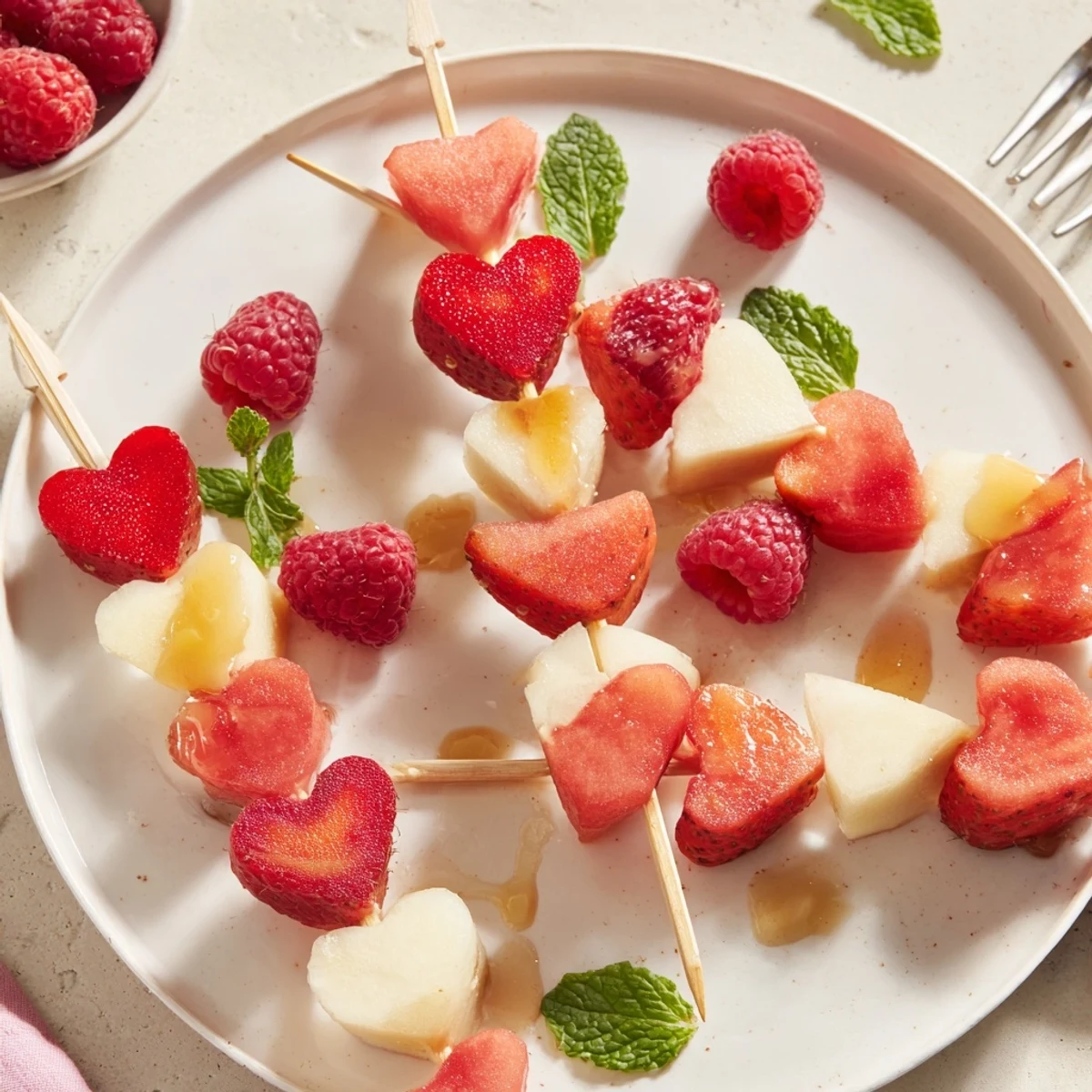 Heart-Shaped Red Fruits