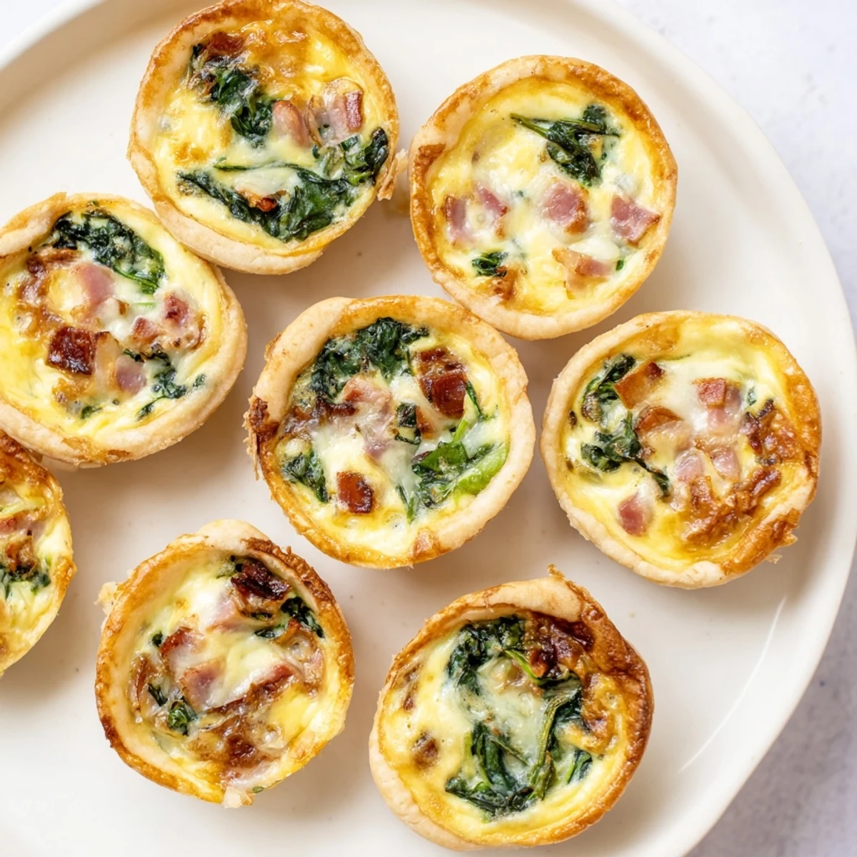 Mini Quiche Holiday Board