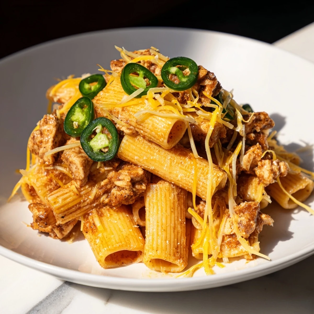 Pasta Chip Nachos Delight