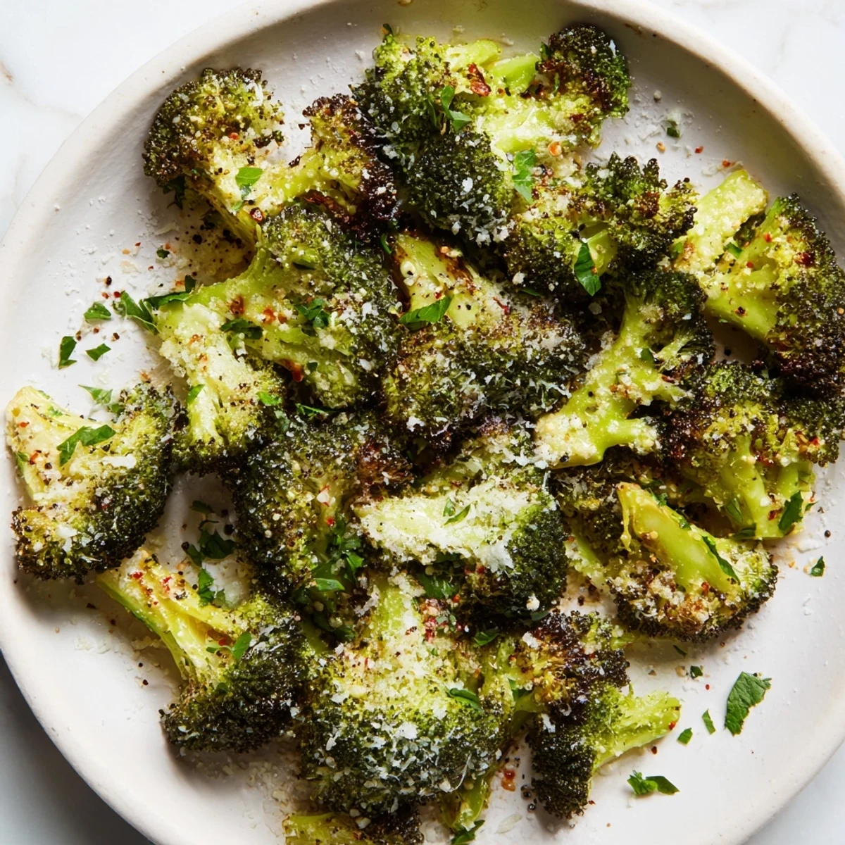 Garlic Parmesan Roasted Broccoli