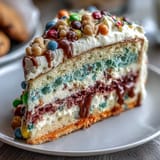 Vibrant Cinco de Mayo piñata cake with rainbow layers and candy surprise inside, perfect for festive celebrations.