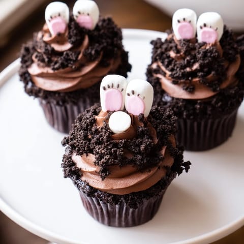 Bunny Burrow Chocolate Cupcakes