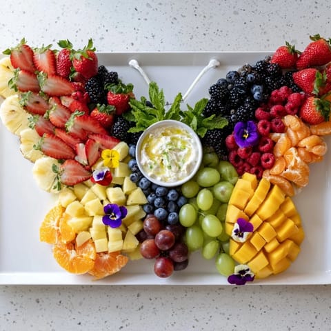 Butterfly Garden Fruit Board