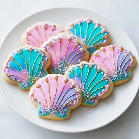 Seashell Sweets Whimsical Cookies
