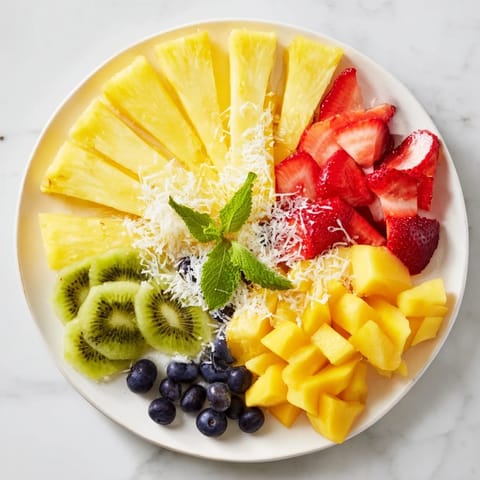 Tropical Pineapple Sun Platter