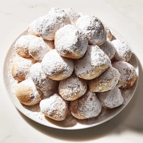 Powdered Donut Holes Mountain