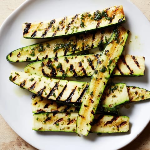 Garlic Herb Grilled Zucchini