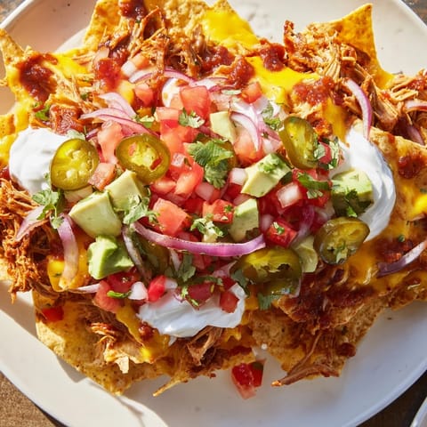 Loaded Nachos Pulled Pork