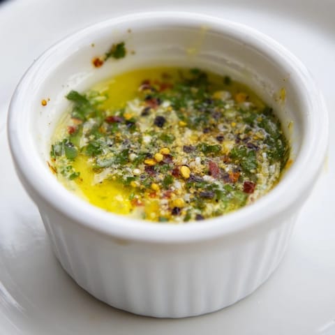 Golden Cowboy Butter Sauce in a white bowl, surrounded by lemon wedges and crusty bread for dipping.  