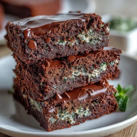 1. St. Patricks Day Mint Chocolate Chip Brownie Bites with rich fudgy centers and cool minty flavor, topped with mini chocolate chips.