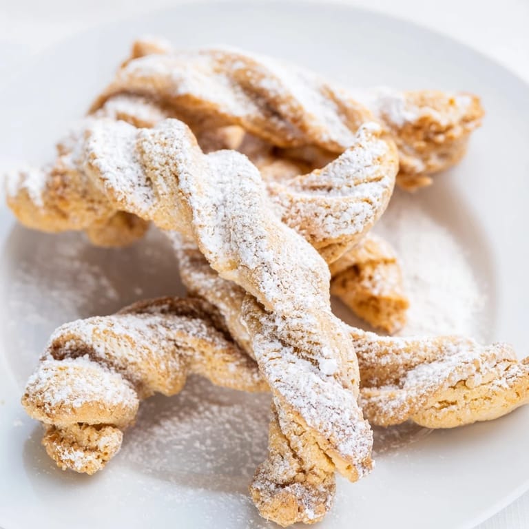 Freshly fried 5-Minute Angel Wing Cookies, a Polish treat offering delightful crispness and sweet flavor sensations.