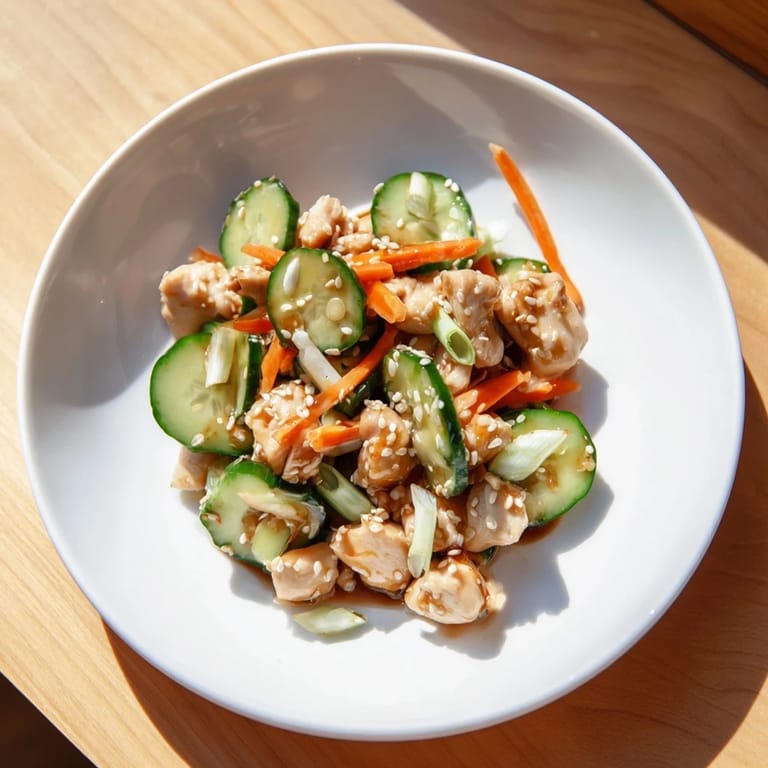 Meal prep ready, this Deli Container Shaker Chicken Salad features fresh ingredients and zesty flavors.