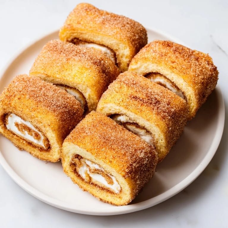 Sweet, warm Easy French Toast Roll-Ups, showcasing cream cheese filling, dusted with cinnamon sugar, ready to eat.