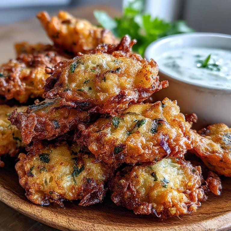 These spiced cauliflower bhajis are a perfect gluten-free appetizer for an Indian-inspired meal.